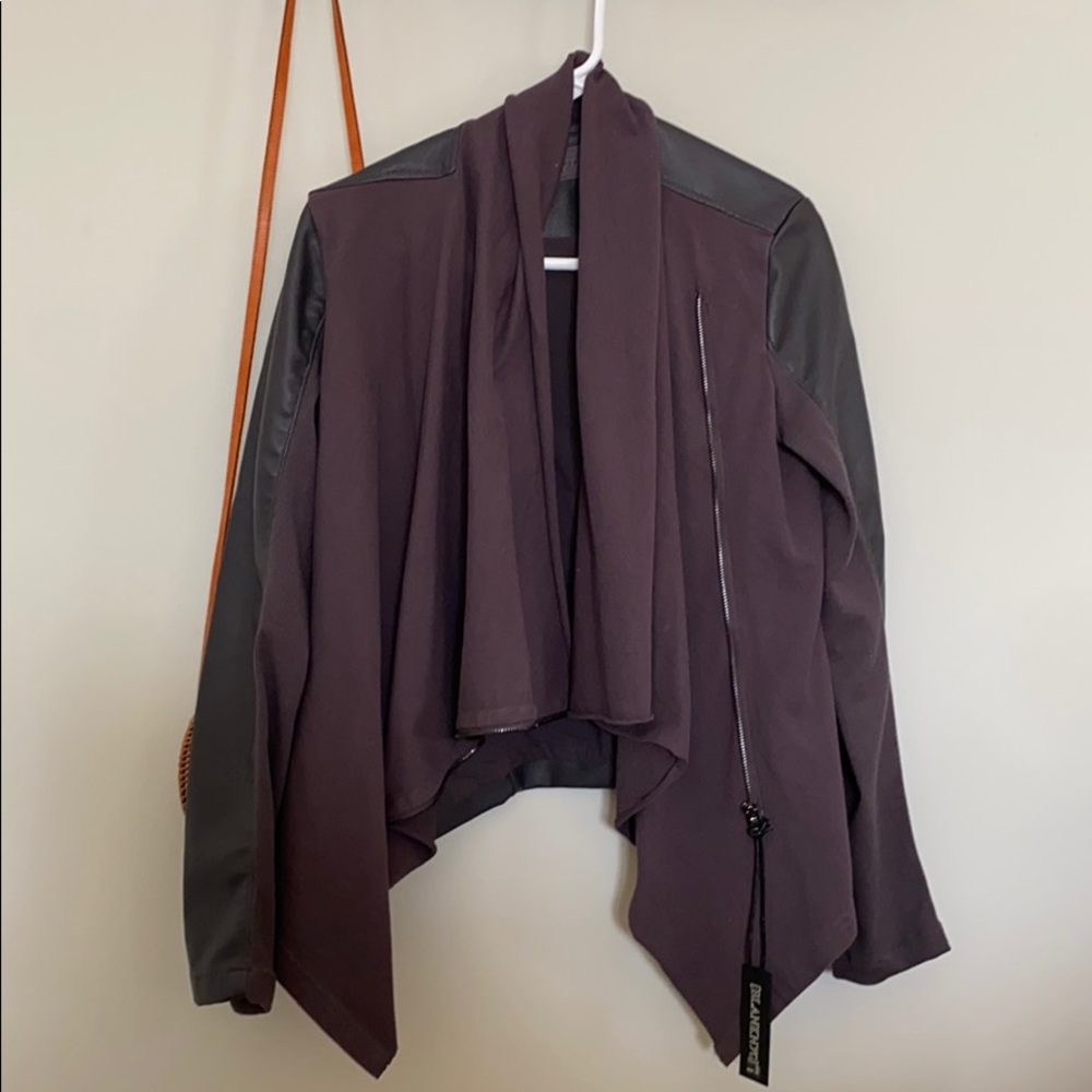 NWT Blank NYC Drape Neck Jacket